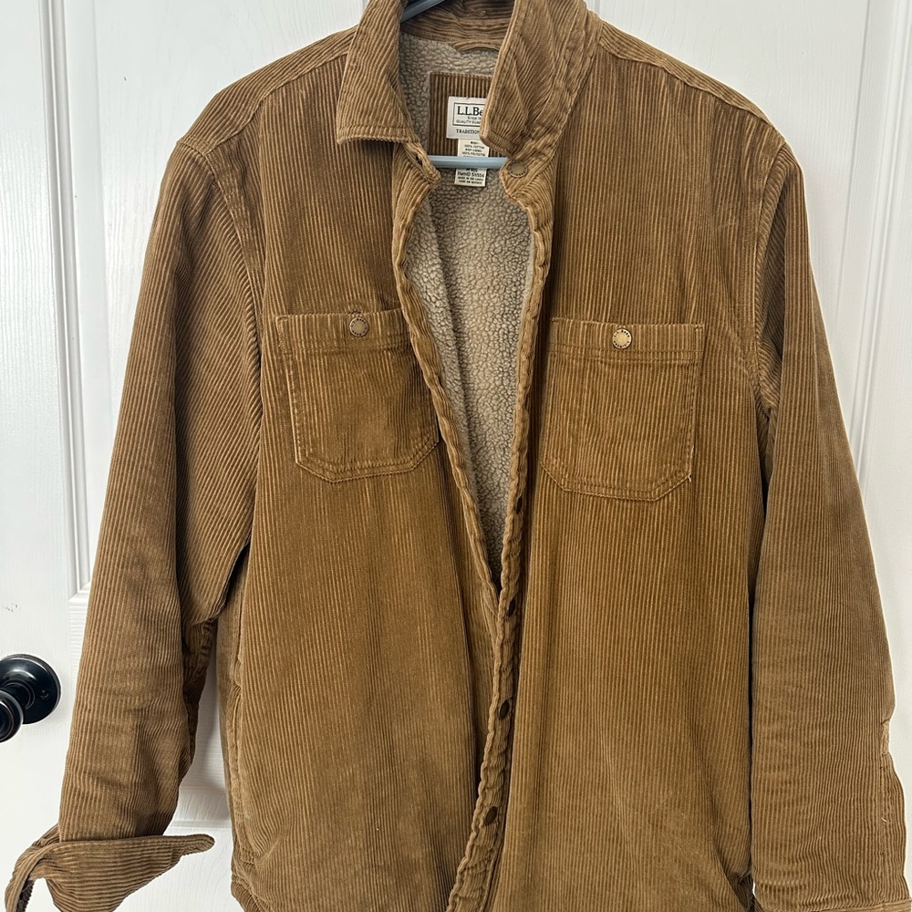 L.L. Bean Men's Brown Corduroy Jacket